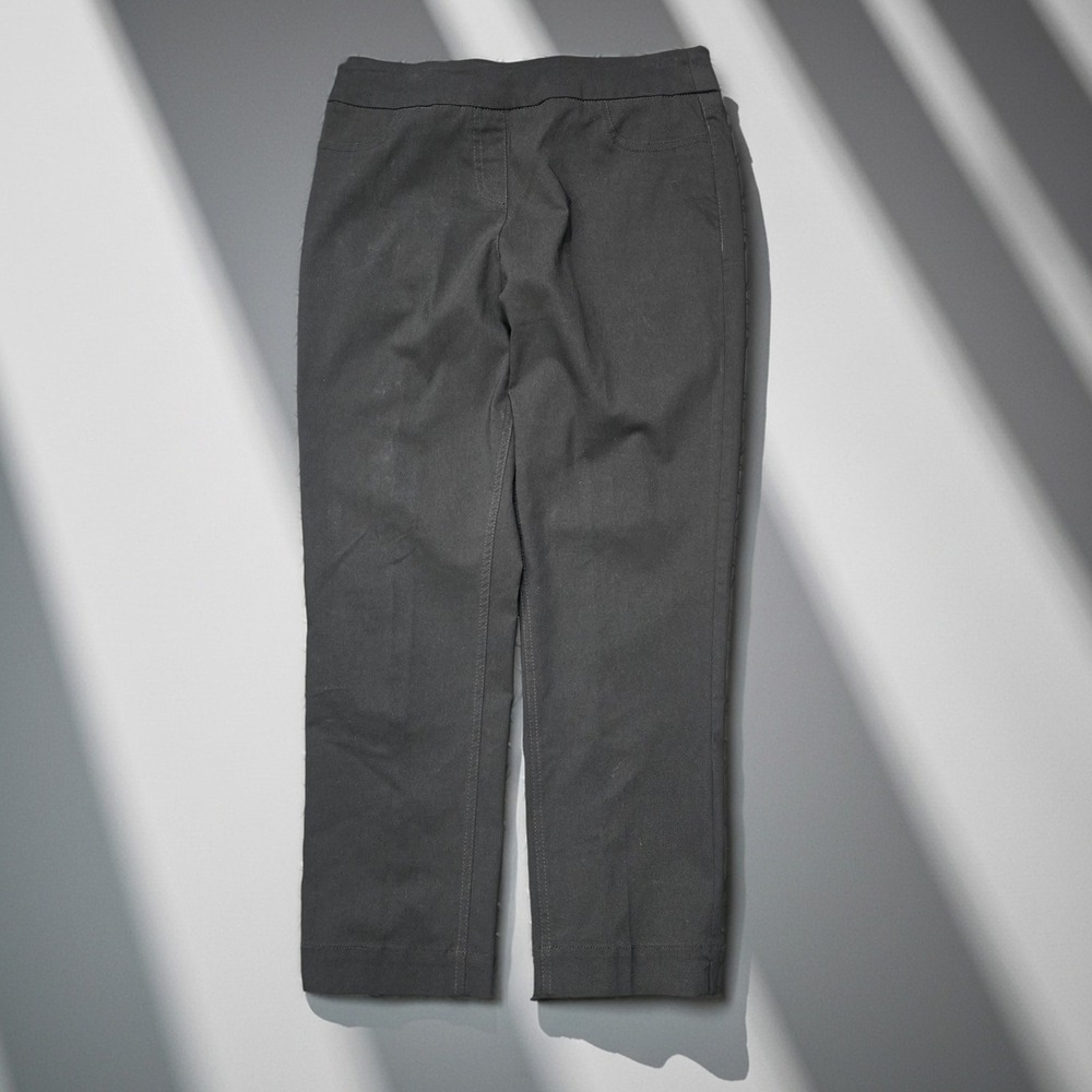 Soft Surroundings Black Pull On Straight Leg Cropped Pants‎ Size S Style 27851